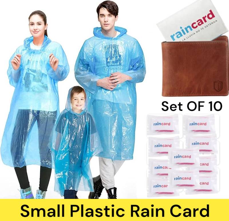 Rain Card ( set of 10) Use & throw