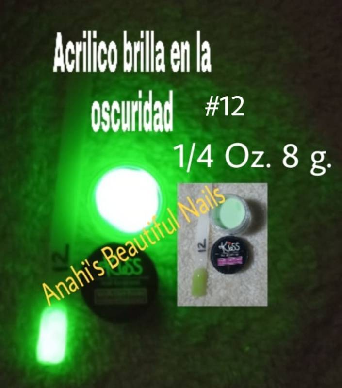 Acrilico 8 gr fluorecente 12