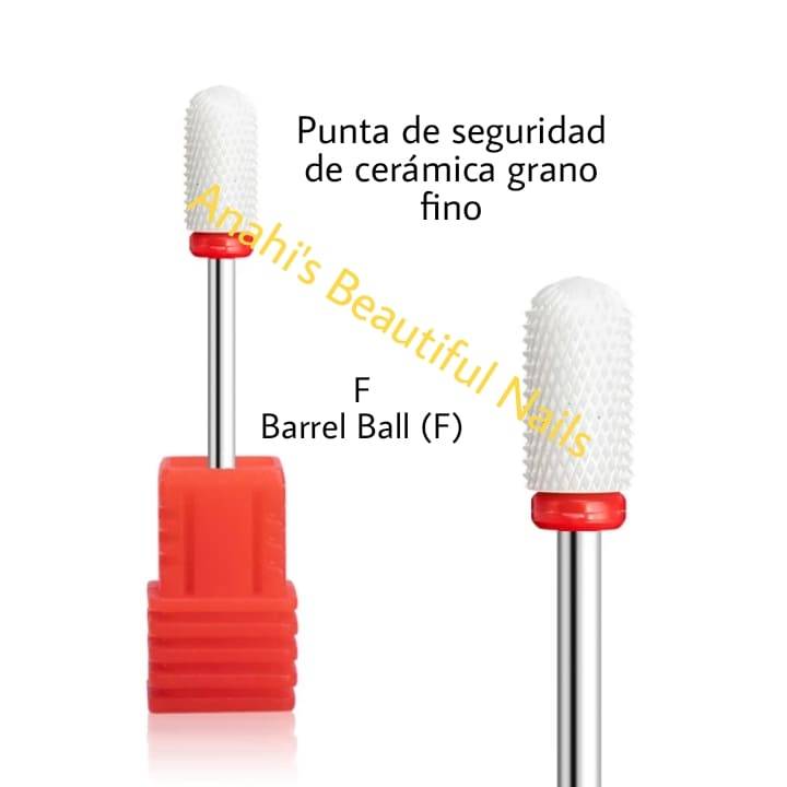 Punta de ceramica grano fino barrilito