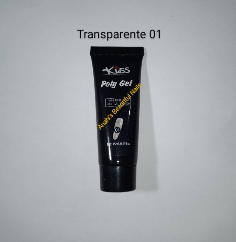 Poly gel transparente