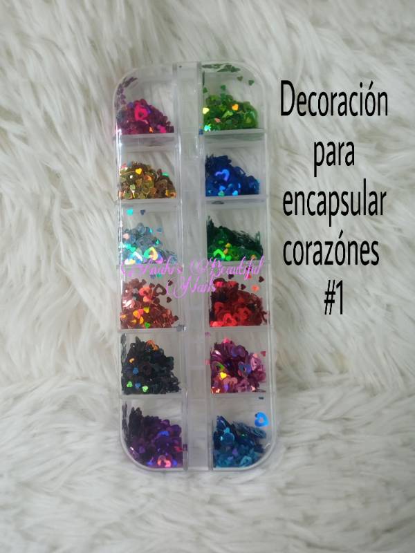 Decoracion para encapsular corazones # 01