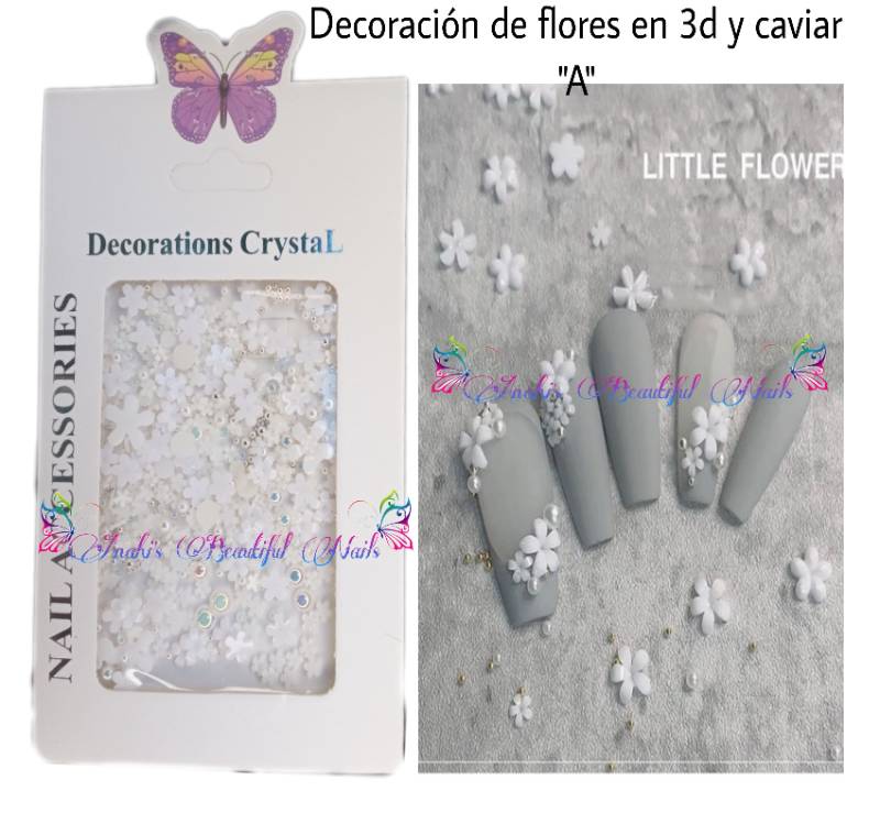 Decoraciones de Flores 3d -A