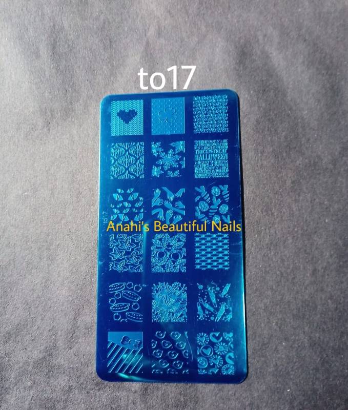 Placa para estampar to17