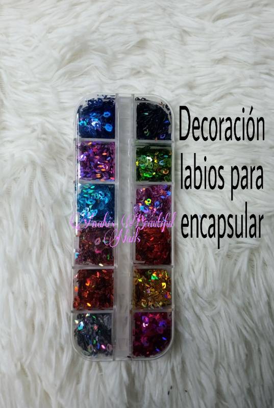 Decoracion labios para encapsular