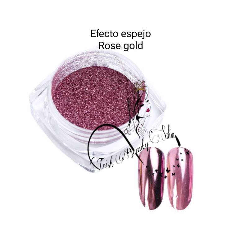 Efecto espejo rosa