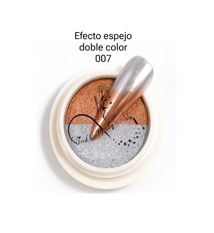 efecto espejo doble color #007