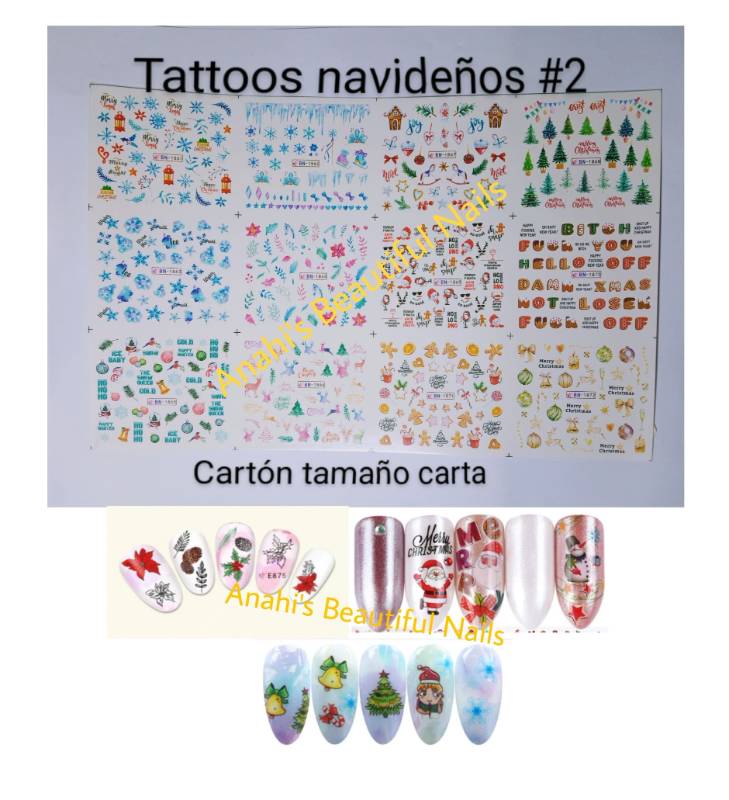 Carton tamaño carta stiker al agua #02