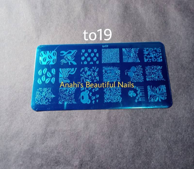Placa para estampar to19