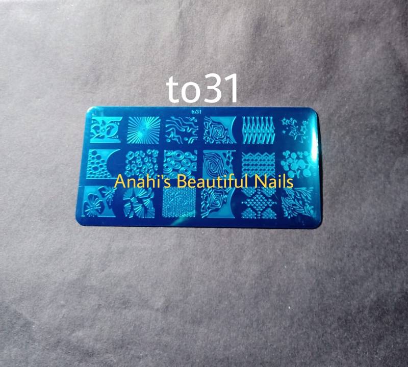 Placa para estampar to31