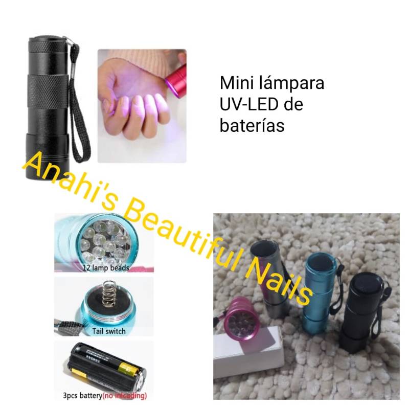 Mini lampara UV-LED de bateria