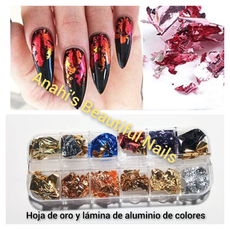 Hoja de oro y lamina de aluminio de colores #1