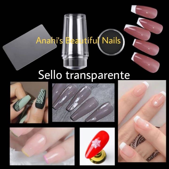 Sello para estampar transparente