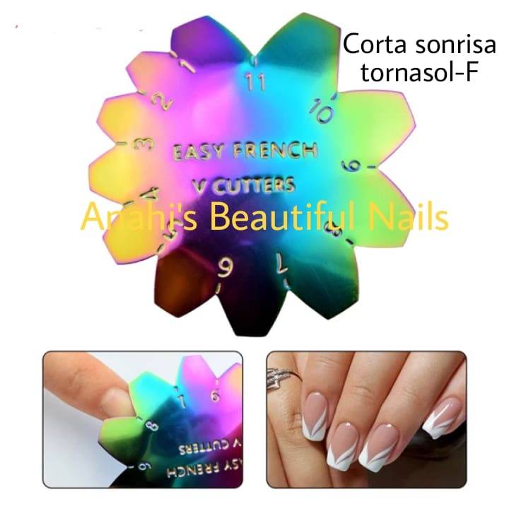 Corta sonrisa tornasol - F