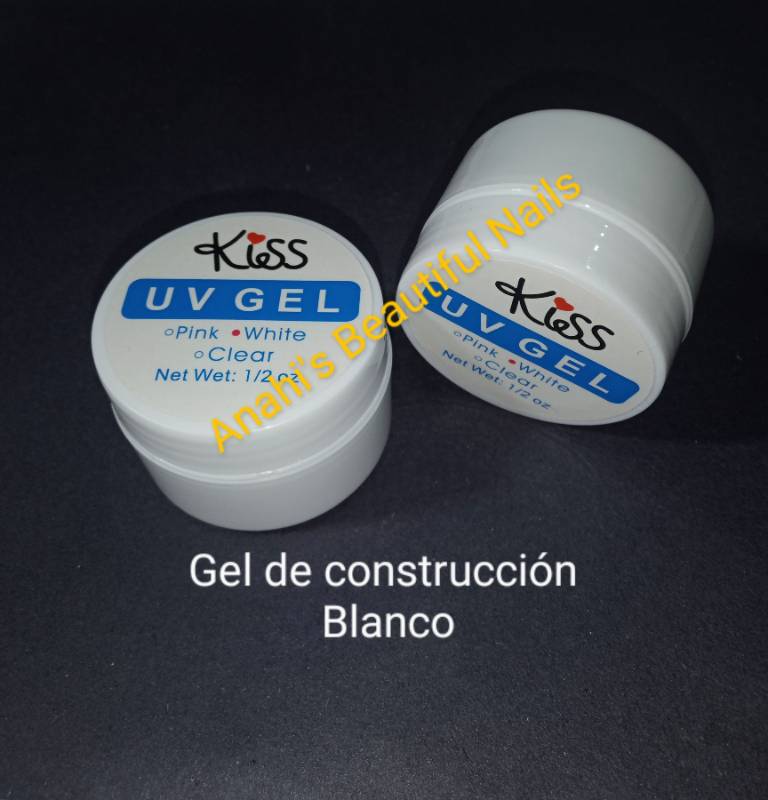 Gel de construccion blanco kiss