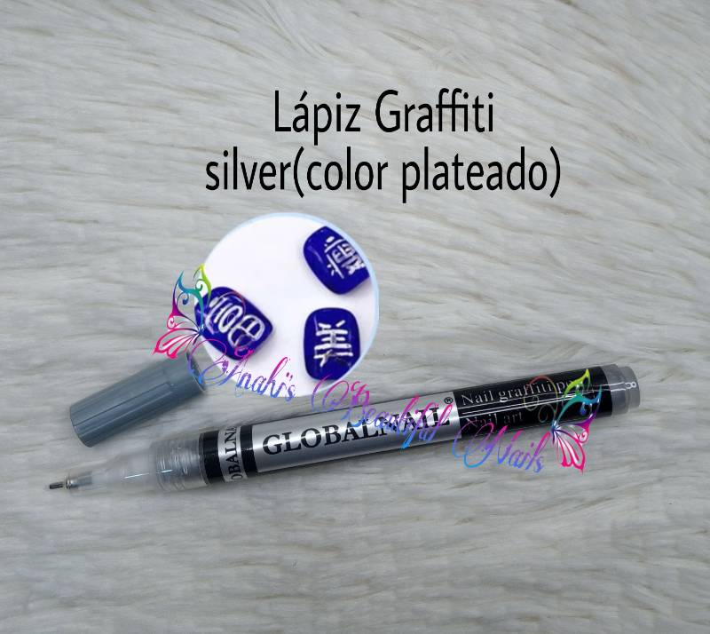 Lapiz graffiti silver