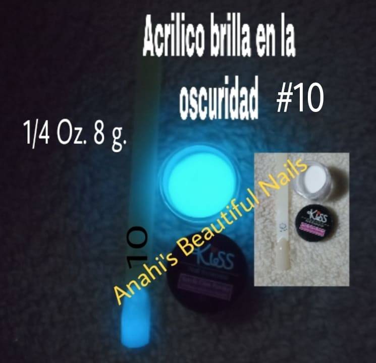 Acrilico 8 gr fluorecente 10
