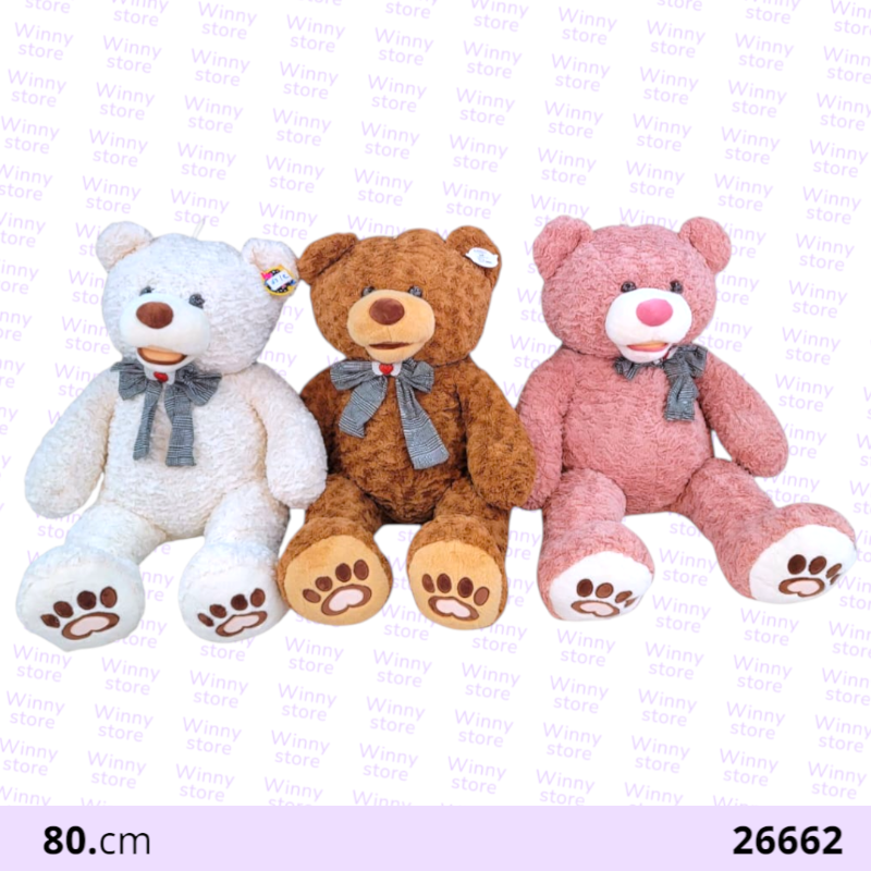 دببه ملونه 80سم 26662