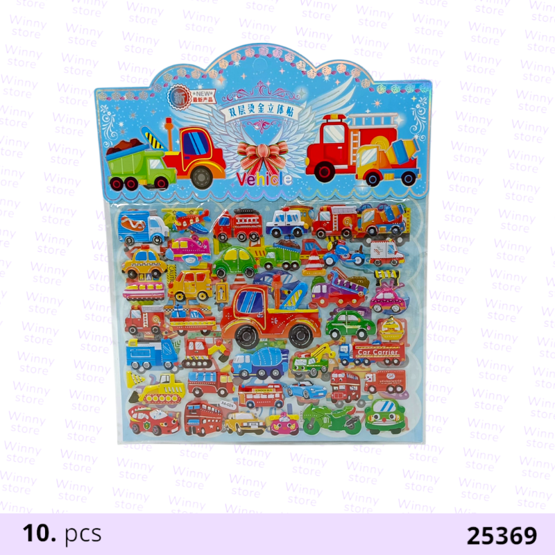 ستيكرات على شكل سيارات 25369