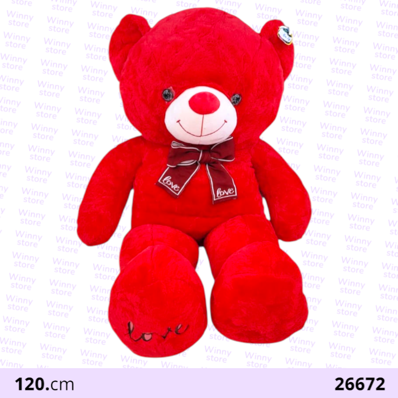 دب احمر 120سم 26672