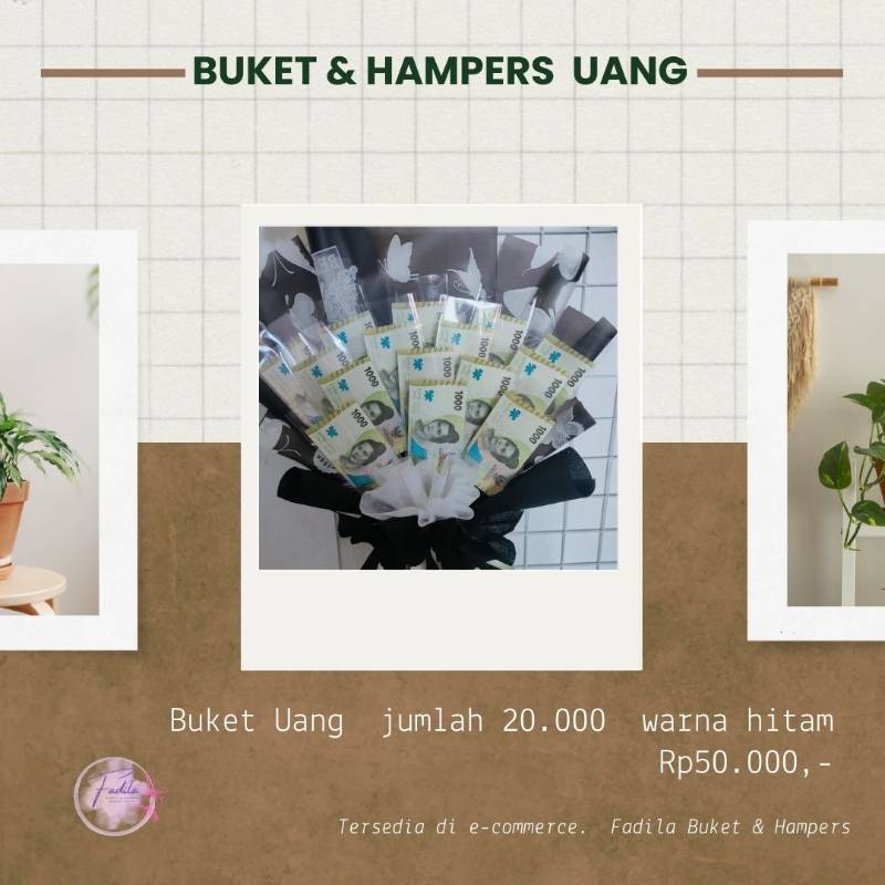 Buket Uang Seribuan