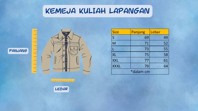 Jaket Himpunan HIMASDA dan Kuliah Lapangan