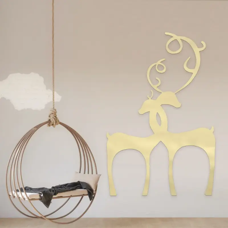 ديكور جداري اكريلليك مودرن بنقشة غزلان