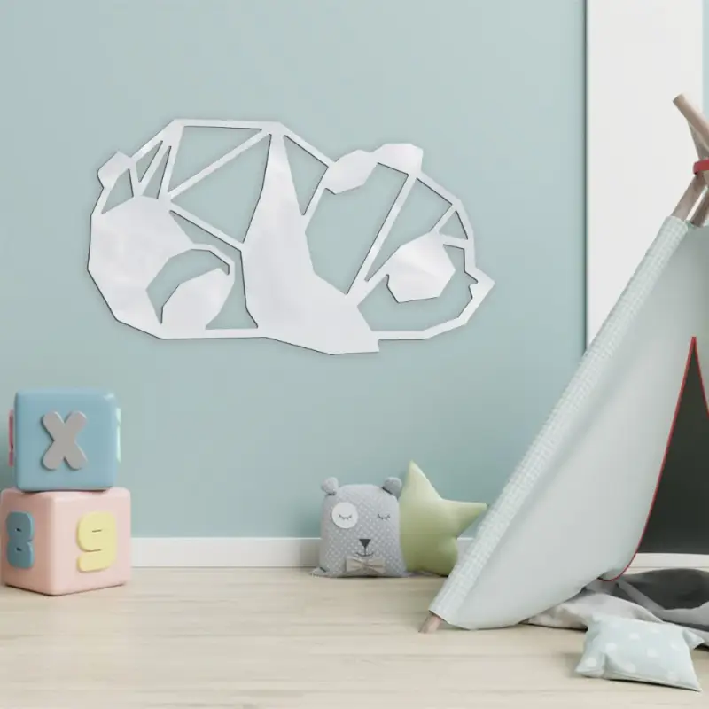 ديكور جداري اكريلليك مودرن بنقشة باندا