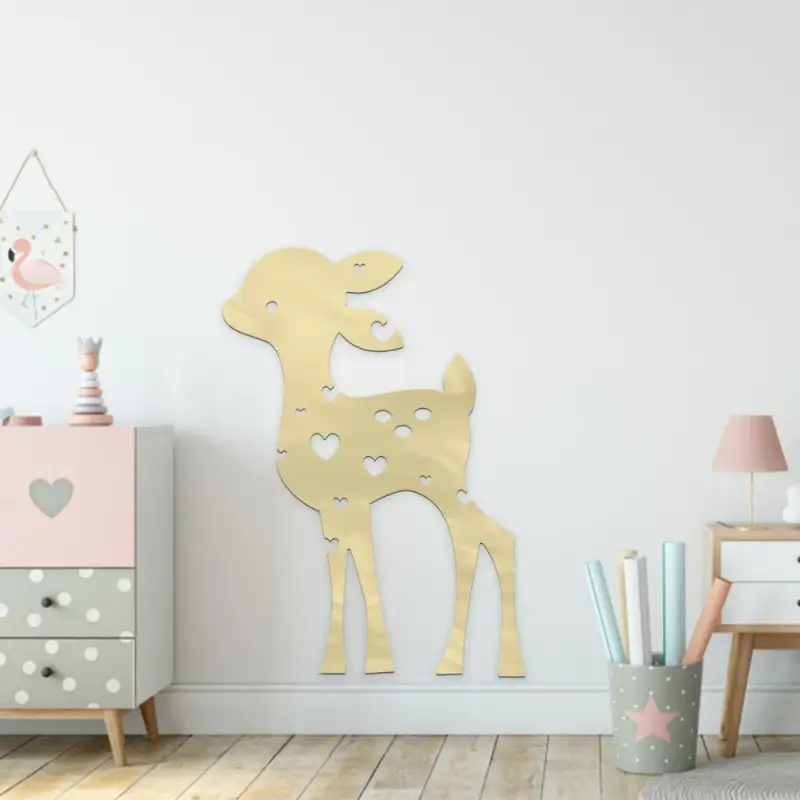 ديكور جداري اكريلليك مودرن نقشة غزال