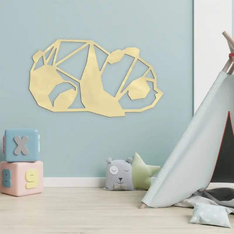 ديكور جداري اكريلليك مودرن بنقشة باندا