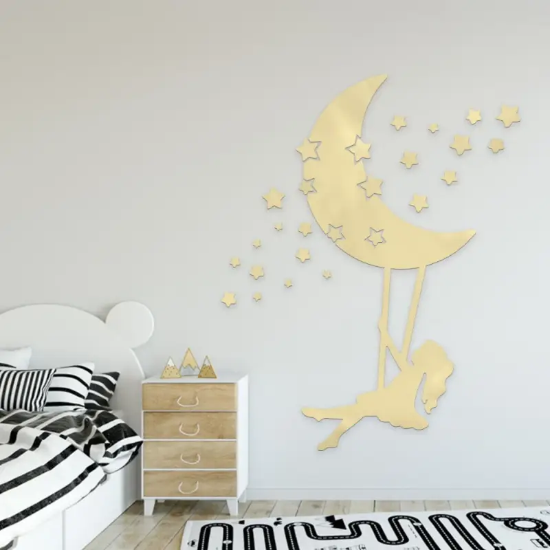 لوحة ديكور خشبية مودرن بنقشة فتاة سيما