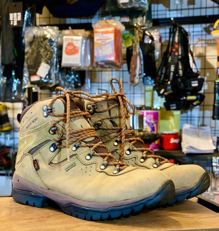Sewa Sepatu Gunung | Lafuma Kulit Coklat 43