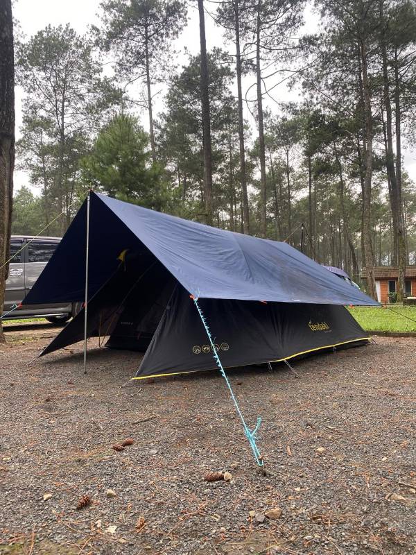 Sewa Flysheet 3x3m 5mg. Deep Blue Sky