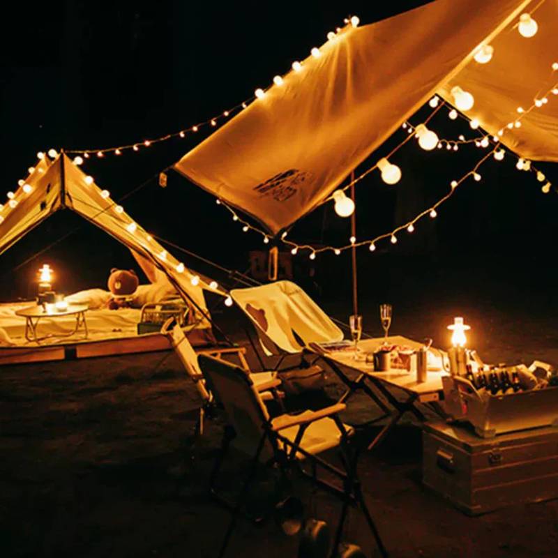Sewa Lampu Hias Untuk Tenda + Baterai (bulat)