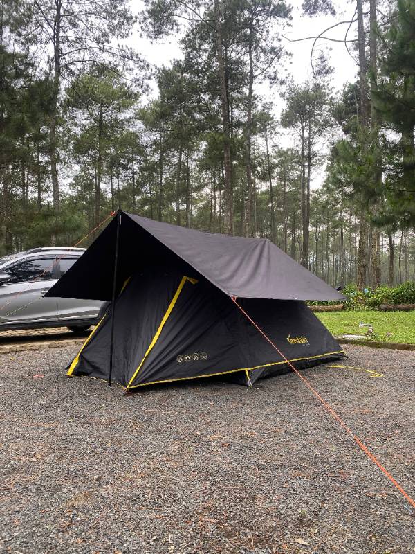 Sewa Flysheet 3x3m 5mg. BlackCamp Series