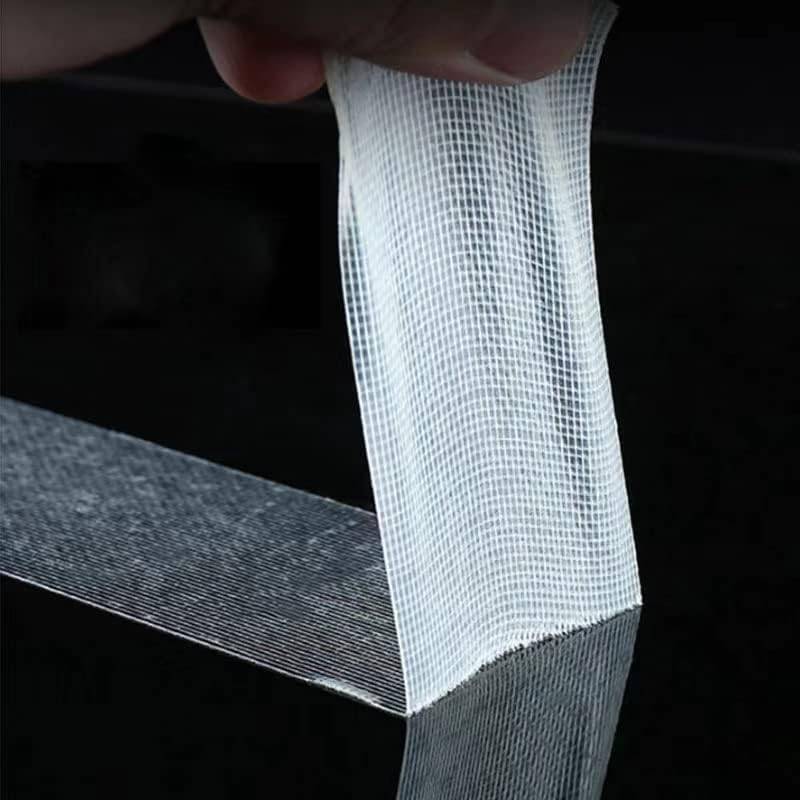 #02 Double Sided Tape Heavy Duty Mounting Tape,1.18 in x 66 FT(20m), Two Sided Thin Self Adhesive Tape High Tack, Universal Clear Removable Double Sided Tape with Fiberglass Mesh