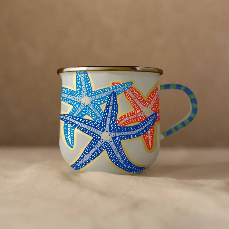 Mug with handles Stars BD