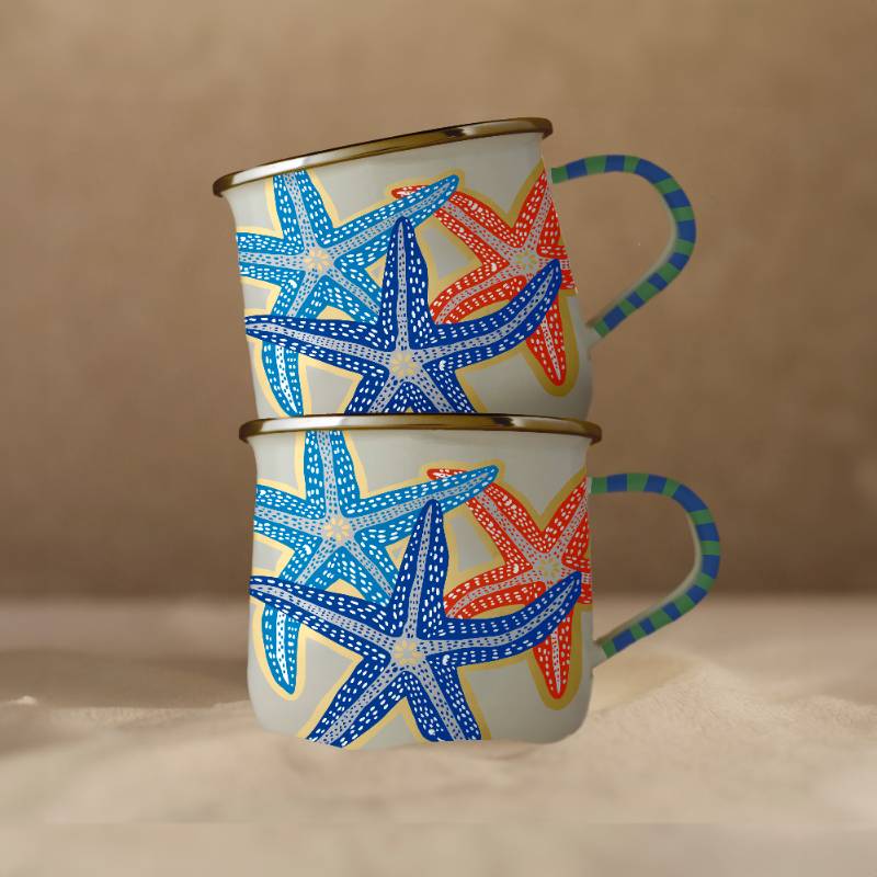 Mug with handles Stars BD