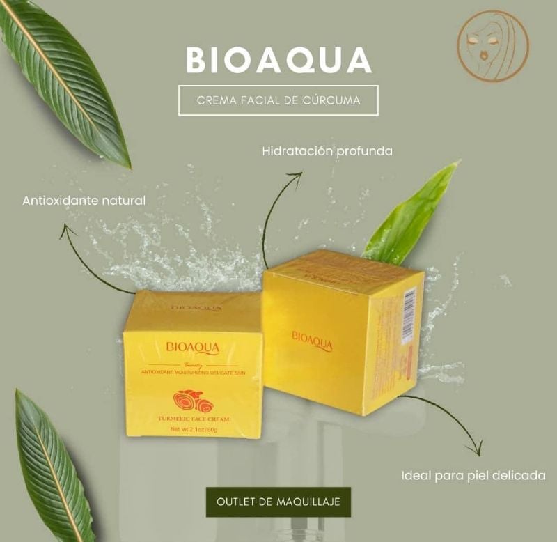 Crema facial de Cúrcuma