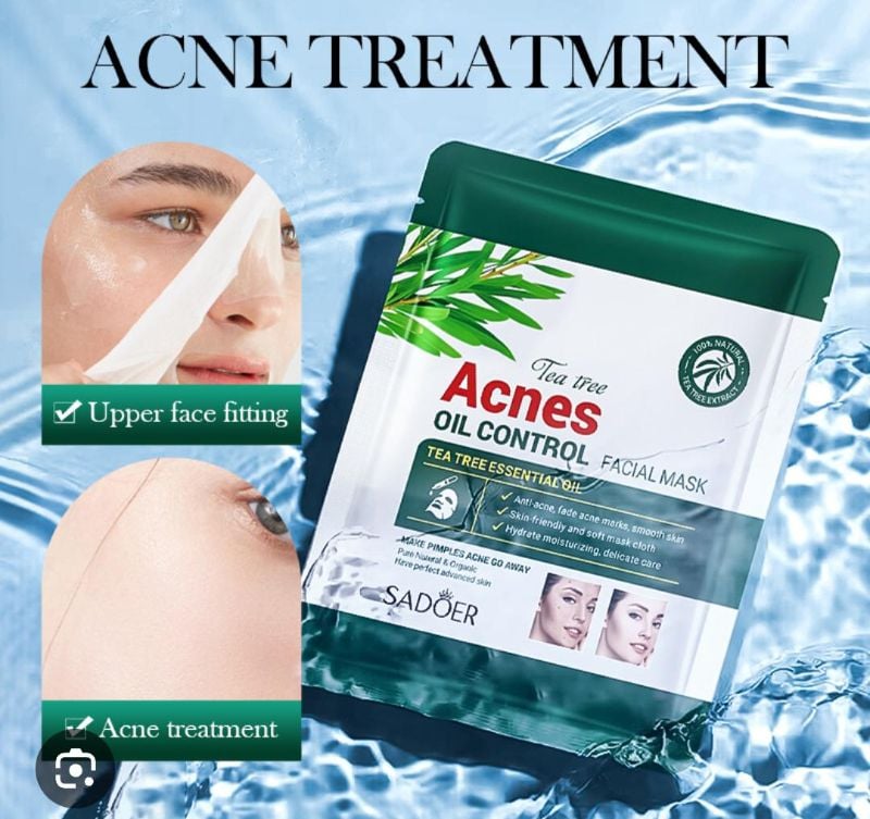 Mascarilla facial Árbol del Té, Acné control