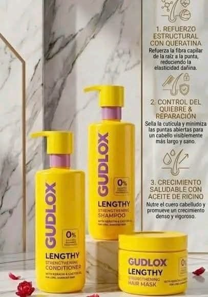 Set Gludox "Cabello Largo y Dañado" 💛