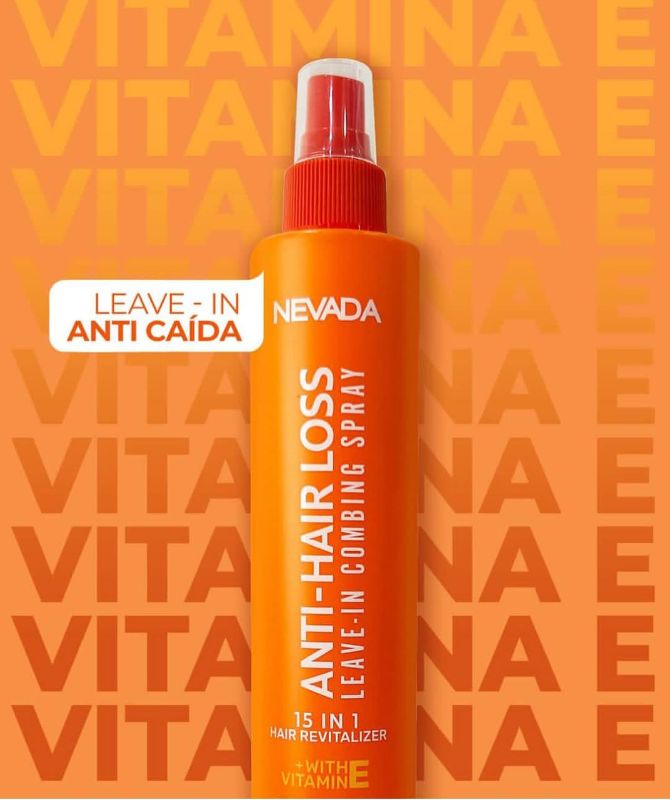 🧡 Nevada Anti-Hair Loss Leave-In Conditioning Spray/Spray acondicionador sin enjuague anti-caida
