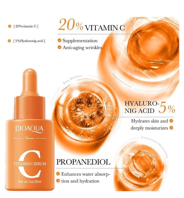 Serum de Vitamina C de BioAqua 30ml