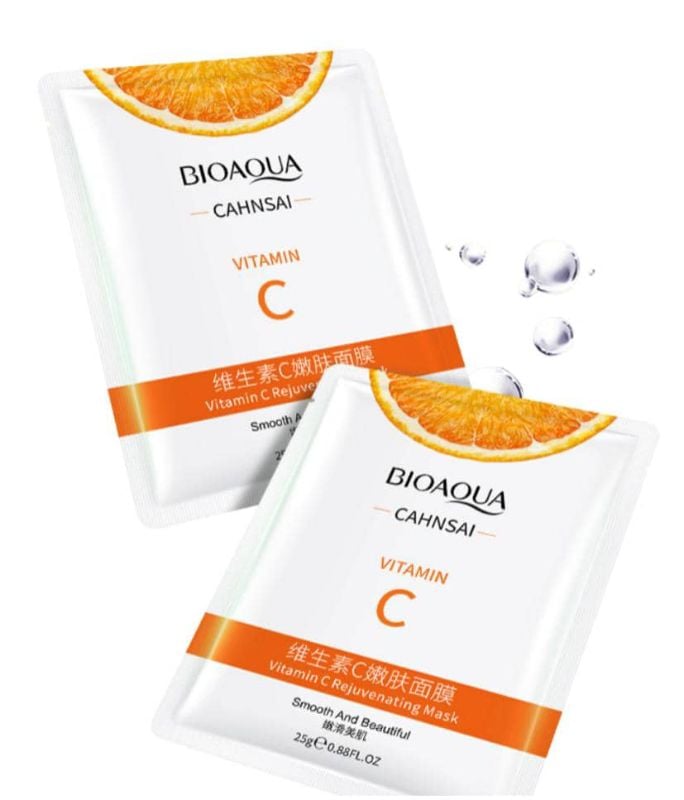 Mascarilla facial de Vitamina C
