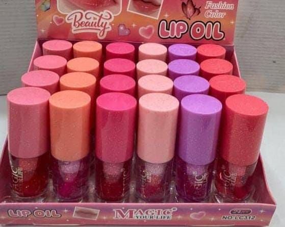Lip gloss con escarchita