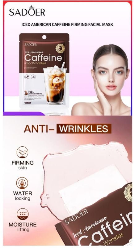 Mascarilla facial de cafe