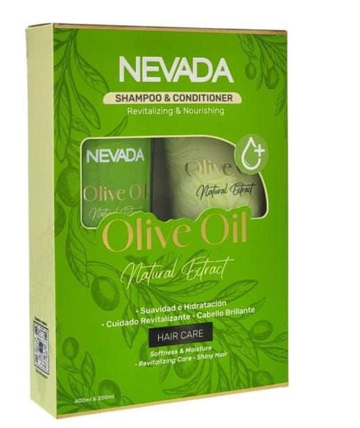 Kit Nevada de shampoo y acondicionador Olive Oil Natural Extract