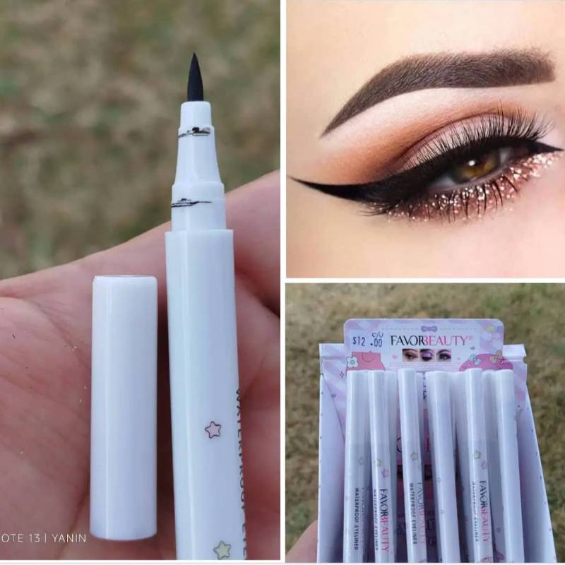 Delineador Negro de plumón Favor Beauty