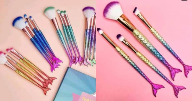 Set de Brochas cola de sirena🧜🏼‍♀️