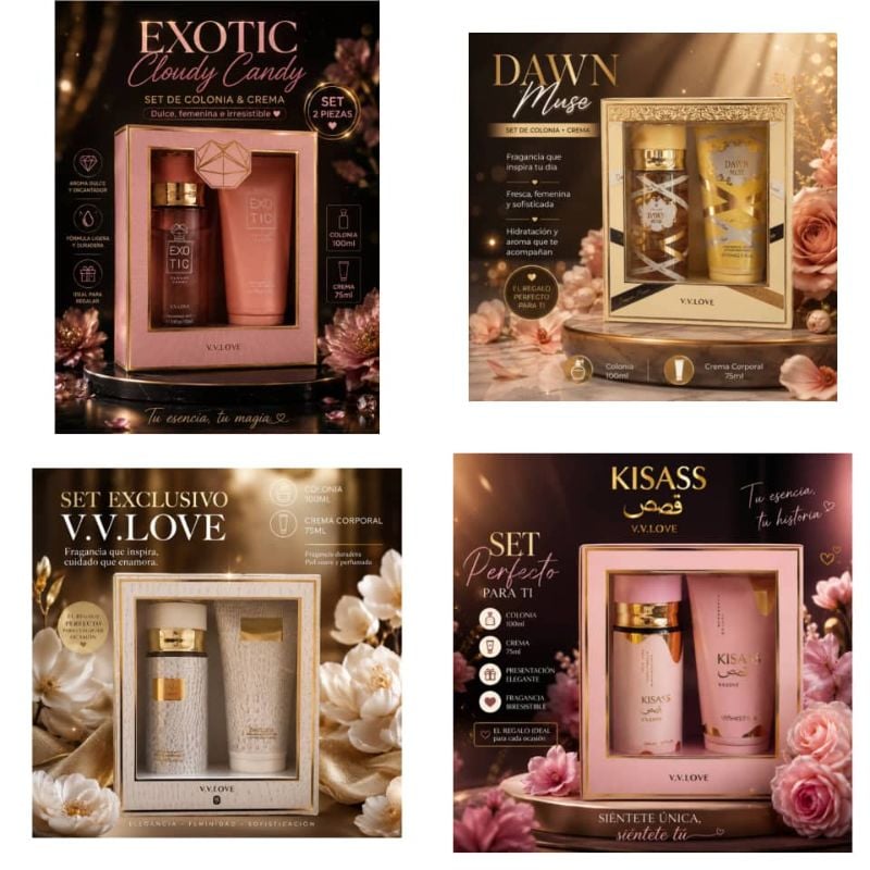Sets V.V.LOVE Perfume + crema corporal