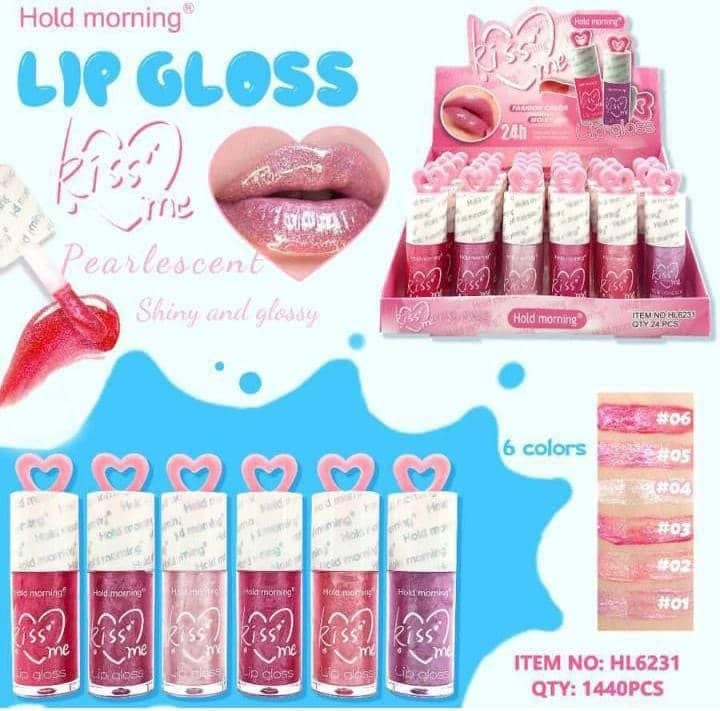 Lip gloss Kiss me con color 🌸